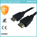 Haute qualité 2.0V Am / Am câble HDMI en nylon plat pour HDTV